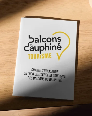 Couverture de la charte d'utilisation des logos de l'Office de Tourisme des Balcons du Dauphiné