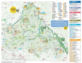 Carte touristique des Balcons du Dauphiné