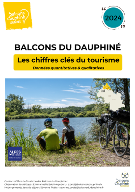 Les chiffres clés du tourisme aux Balcons du Dauphiné – Édition 2024